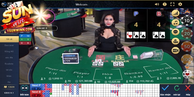 Soi cầu Baccarat với dạng 1-2 tối ưu hiệu quả