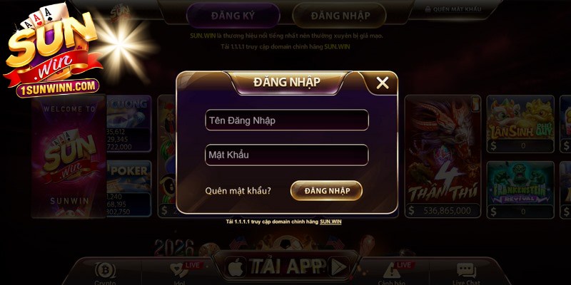 Những lưu ý đảm bảo an toàn khi đăng nhập SUNWIN