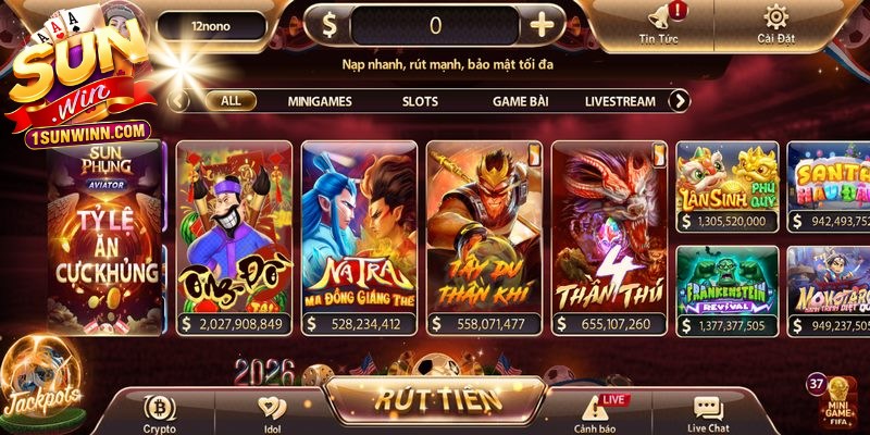 Nổ hũ là chuyên mục game không thể bỏ lỡ tại SUNWIN